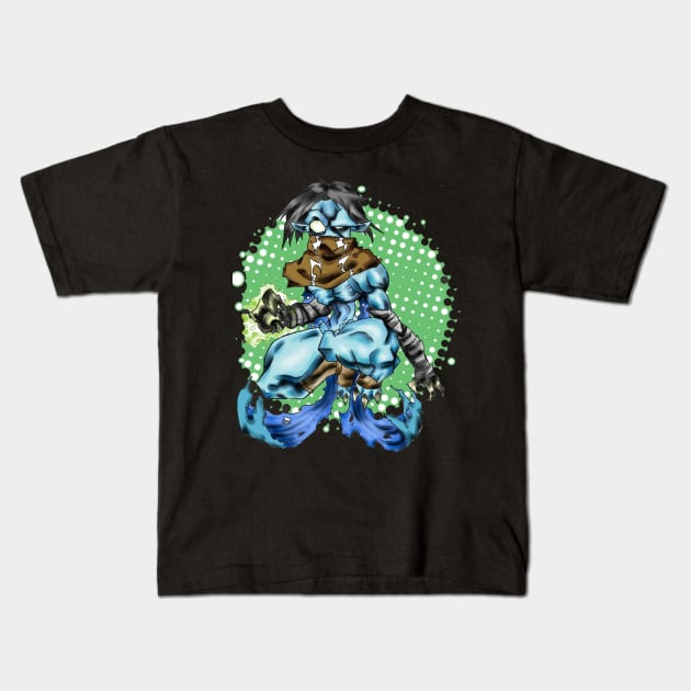 Raziel Kids T-Shirt by exogreyfox